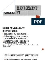 3.a. Stress Management Checklist