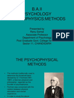 Psychophysics 2