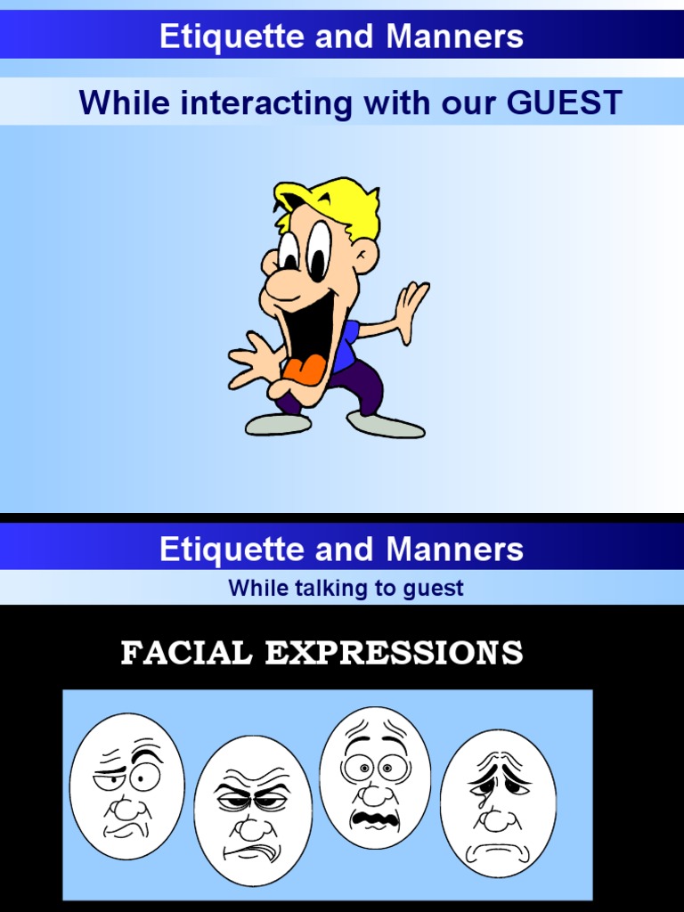 Guest Interaction Etiquette Guide | PDF | Etiquette | Semiotics