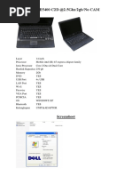 Dell Latitude E5400 C2D