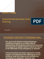 Business Continuity Orientation Presentation