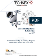 Summer Internship & Training Program: Embedded Systems & Robotics