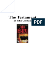 The Testament: by John Grisham