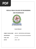 Vidyaa Vikas College of Engineering and Technology: Course Material