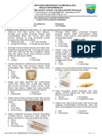 Soal Prakarya SMP 2018