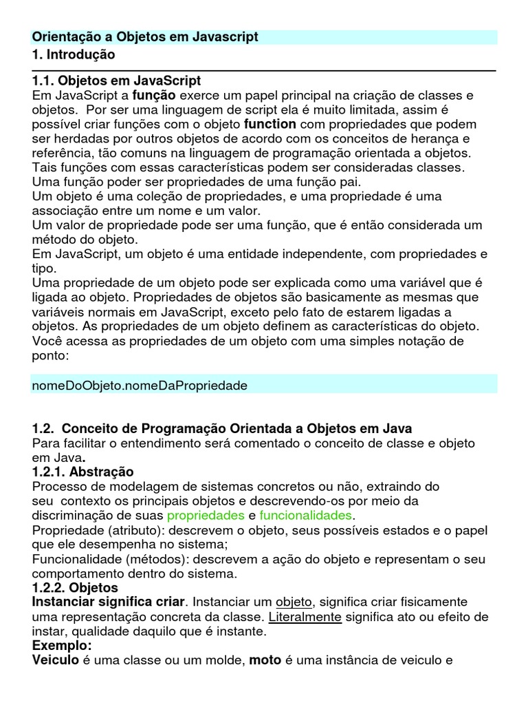 Ler JS | PDF | Classe (programação de computadores) | Script Java