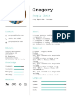 Gregory DiMuzio Supply Chain Resume