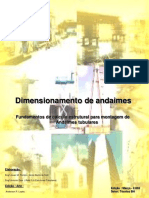 Dimensionamento de Andaimes PDF