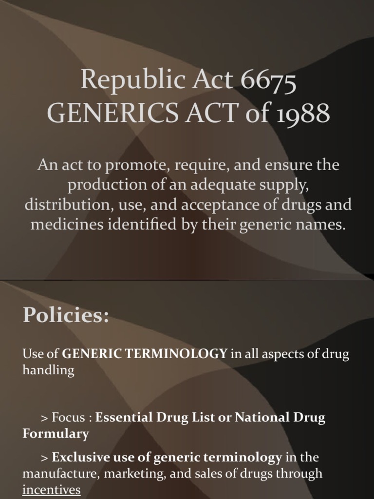 republic-act-6675-ethics-report-pdf-drugs-pharmacology