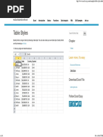 Excel Table Styles - Easy Excel Tutorial