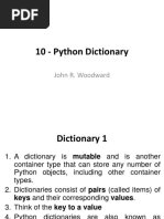 9 - Dictionary and Tuples