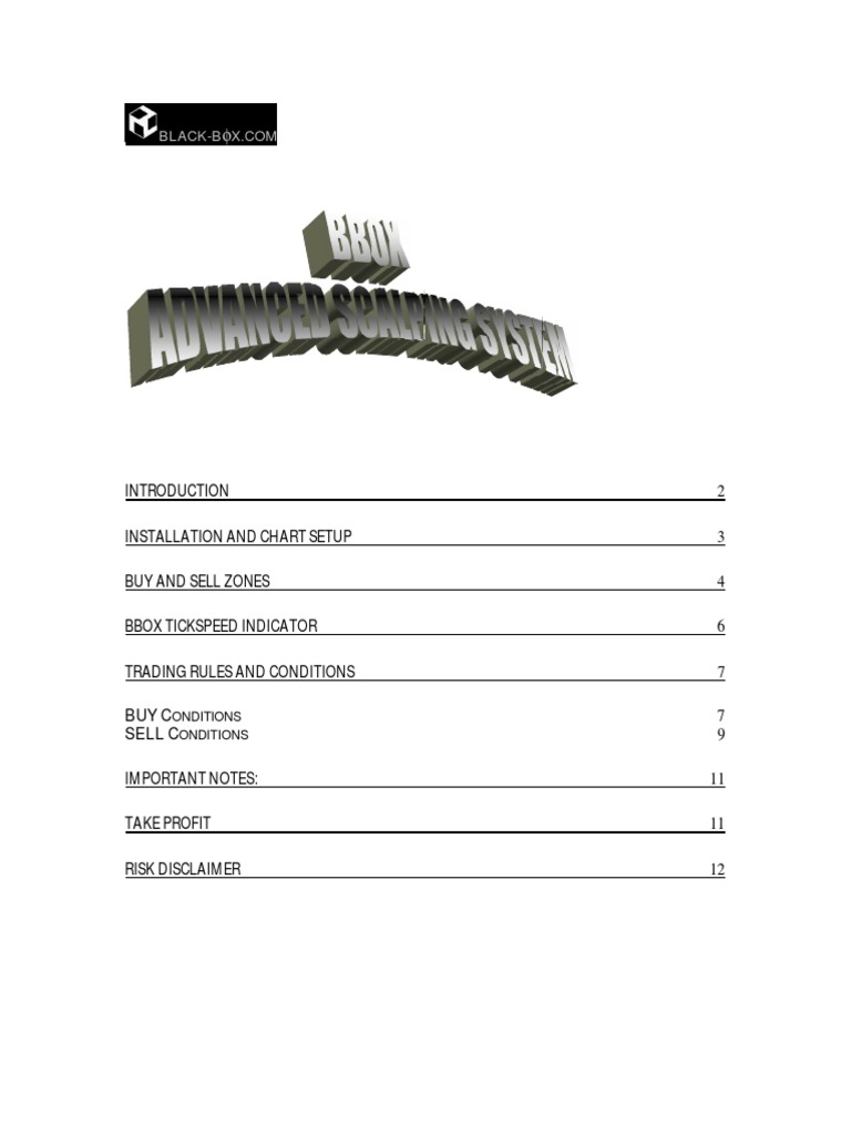 Bbox Advanced Scalping System PDF Foreign Exchange Market Risk