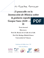 El Pasacalle en Instrucción de La Música PDF