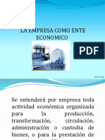  La Empresa Como Ente Económico