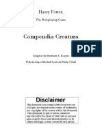 Harry Potter RPG Compendia Creatura PDF