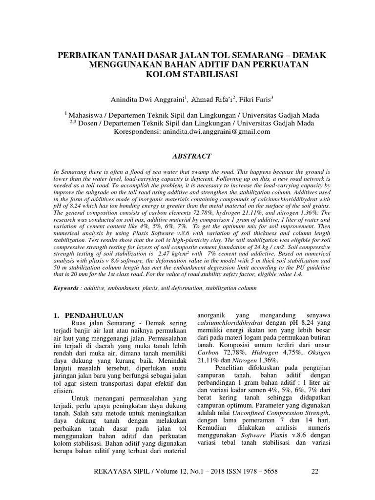 Perbaikan Tanah Dasar | PDF | Soil | Natural Materials