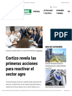 Cortizo Revela Las Primeras Acciones Para Reactivar El Sector Agro - Metro Libre