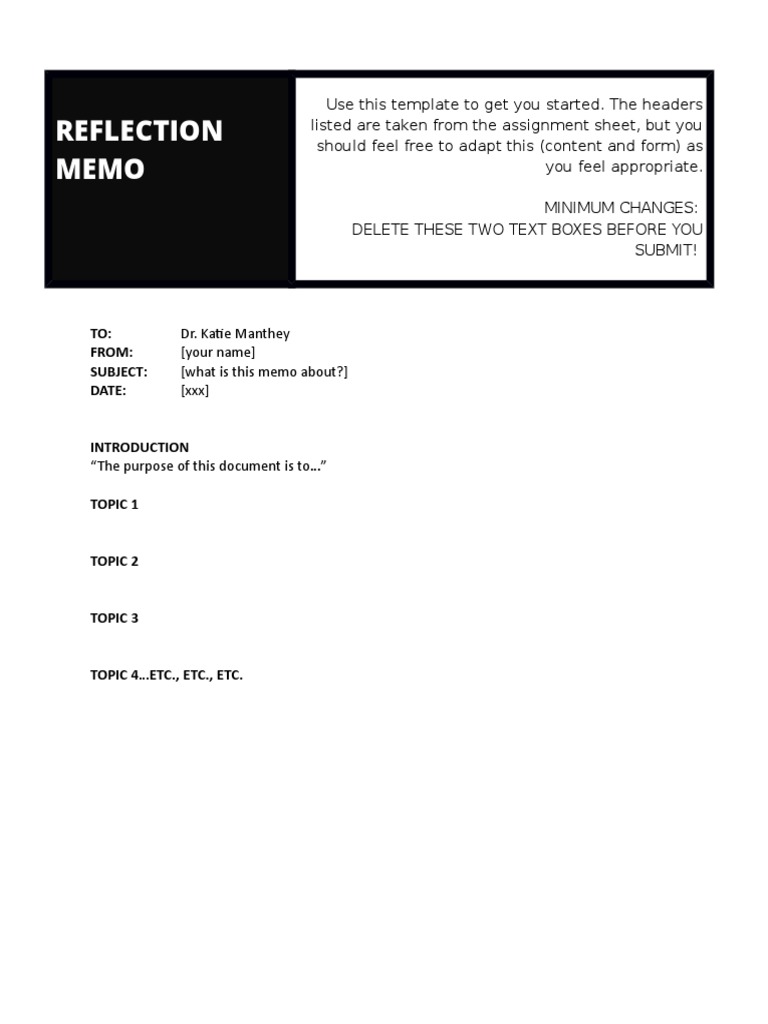 Memo Template | PDF