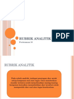 Rubrik Analitik