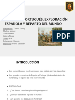 Proyecto Portugués, Expansión Española y Reparto Del