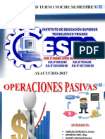 Operaciones bancarias pasivas captan fondos