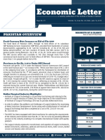 Economic Letter: Management Outlook Pakistan Overview International Vista