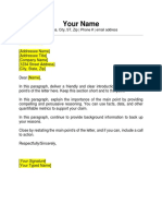 Business Letter With Letterhead