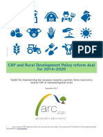 CAP and Rural Development Policy Reform Deal For 2014-2020