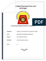 Informe de Durazno