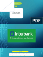 Documento con la misión, visión, objetivos y participación de mercado de Interbank