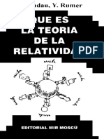 L. Landau & Y. Rumer - Que Es La Teoría de La Relatividad