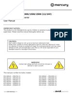 IMS150/300/600/1000/1500/2500 (12/24V) : Modified Sine Wave Inverter User Manual