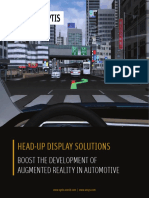 Head-Up Display Solutions: Boost The Development of Augmented Reality in Automotive
