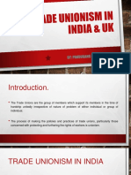 Trade Unionism in India & UK