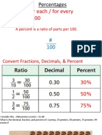 Percent Problems and Proportion