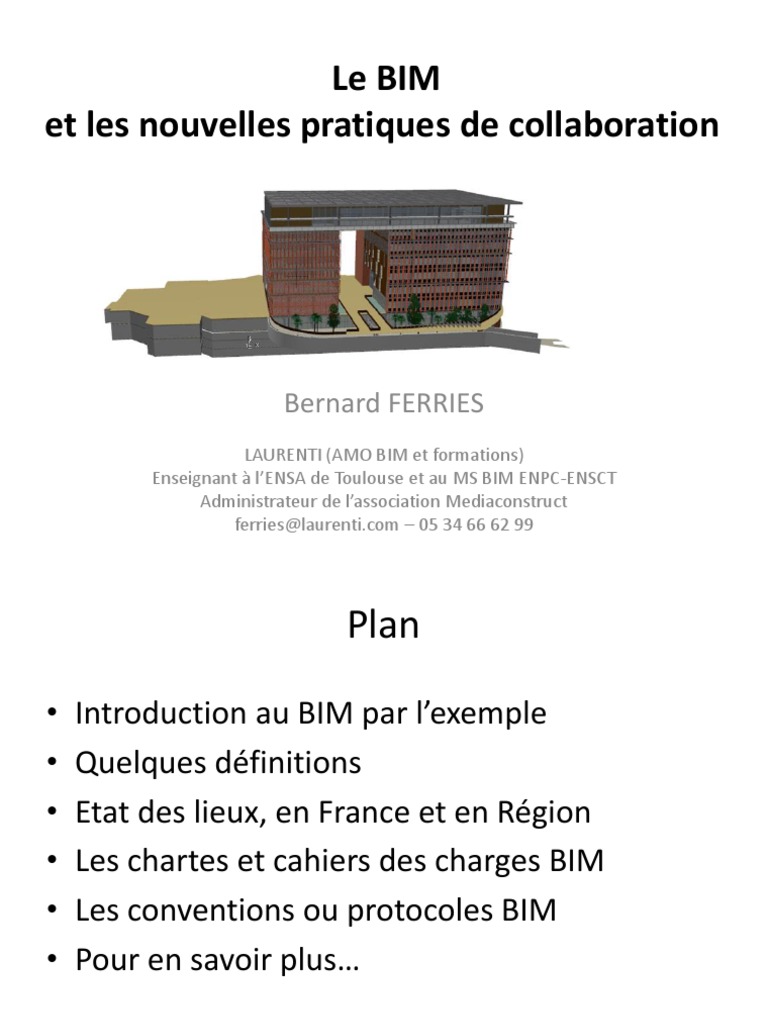 Introduction au BIM et collaboration | PDF | Building information ...