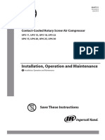 Installation, Operation and Maintenance: Contact-Cooled Rotary Screw Air Compressor