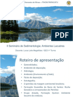 II Seminário de Sedimentologia - Ambientes Lacustres