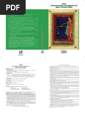 Mhnh 14 2014 Pdf Antiguedad Tardia Iglesia Catolica