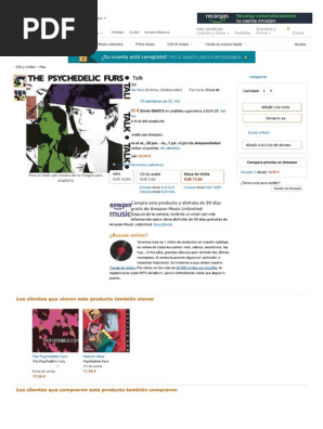 Talk Talk Talk The Psychedelic Furs Amazon Es Musica