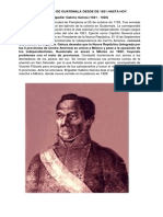 Presidentes de Guatemala Desde de 1821 Hasta Hoy