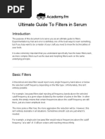 Academy - FM - Ultimate Guide To Filters in Serum - Course PDF