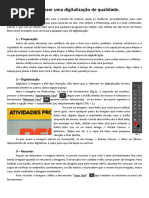 Como Fazer Uma Digitalizacao de Qualidade