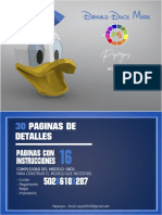 Donald Duck Mask - Template