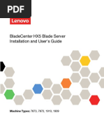 Bladecenter Hx5 Blade Server Installation and User'S Guide: Machine Types: 7873, 7872, 1910, 1909