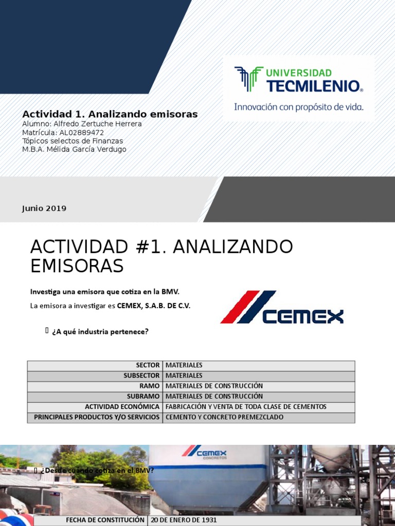 TSF Actividad 1 Alfredo Zertuche PDF Economias Business