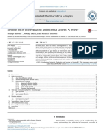 Methods For in Vitro Evaluating Antimicrobial Activity