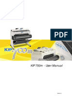 KIP 700 M - User Manual: Version A3