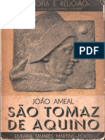 SAO TOMAS DE AQUINO - Joao Ameal PDF