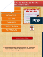 Writing - Expressing The Meaning and Writing Descriptive Texts